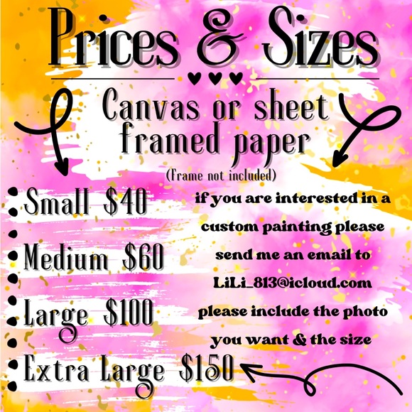 CUSTOM PAINTINGS 🖼️ - Picture 2 of 10